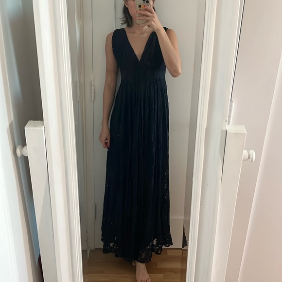 Carolina Herrera Dresses & Skirts - NWT CH by Carolina Herrera navy lace maxi dress